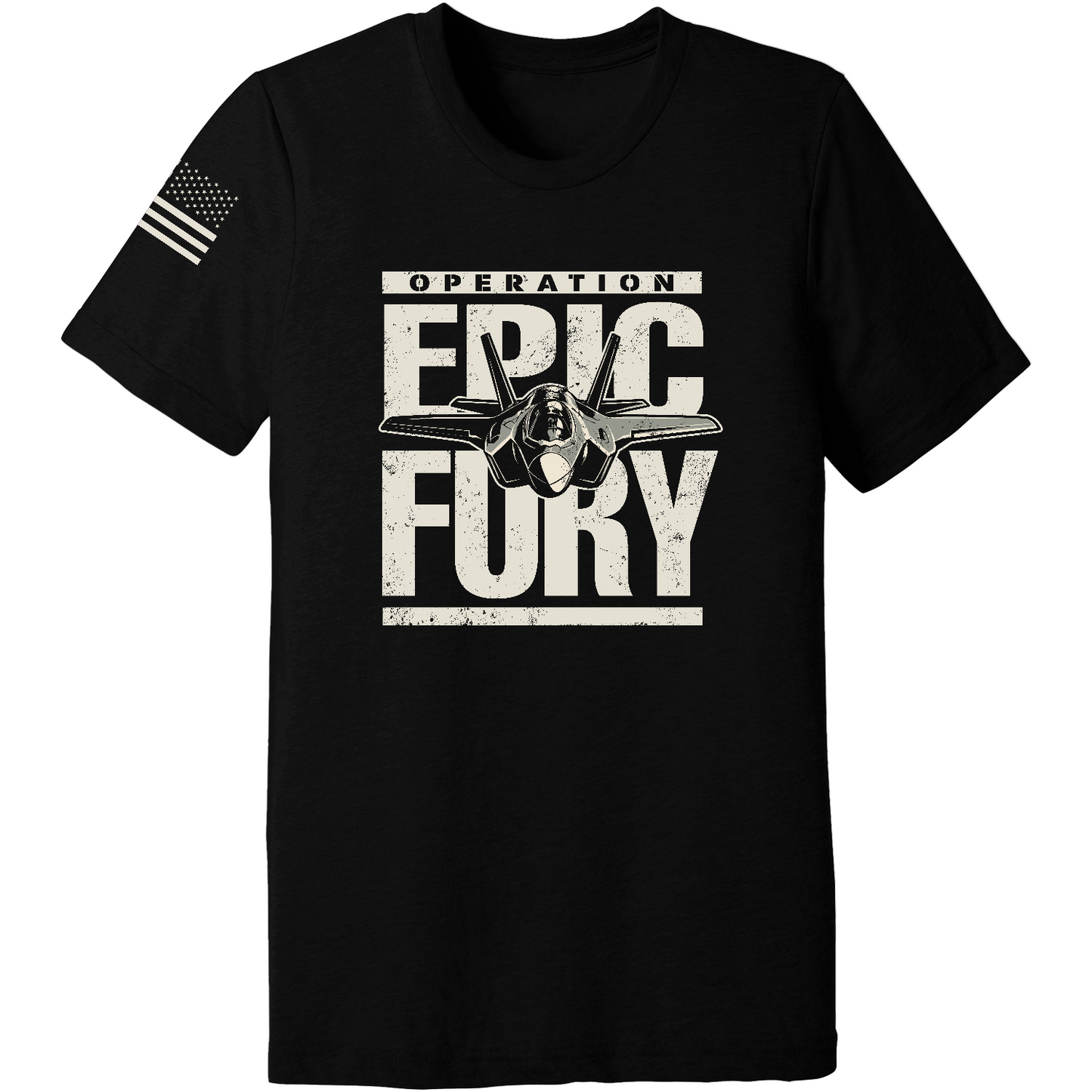 CUSTOM Operation Epic Fury Comfort Unisex Triblend SS Tee - Plane