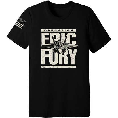 CUSTOM Operation Epic Fury Comfort Unisex Triblend SS Tee - Plane