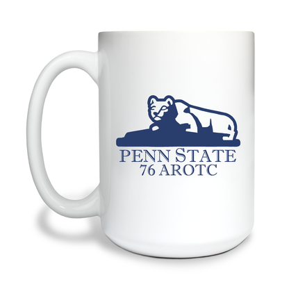 PSU76AROTC 15 oz White Ceramic Mug - 5eCVjC