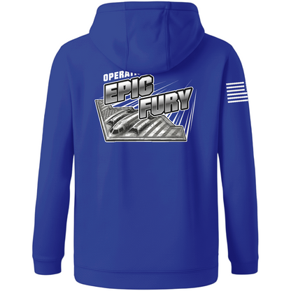 CUSTOM Operation Epic Fury Hi-Tech Performance Hoodie - Supersonic