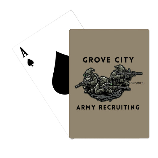 Grove City Army Recruiting Playing Cards - BxusSZ