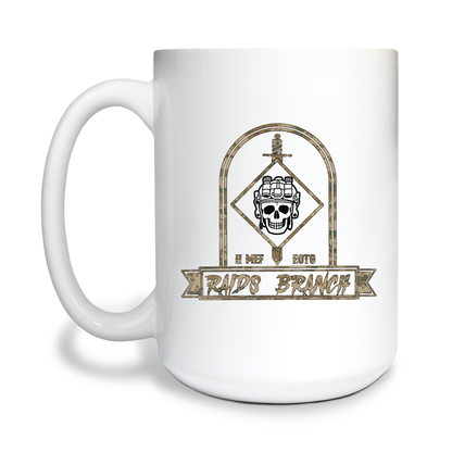 II MEF EOTG, Amphibious Raids Branch 15 oz White Ceramic Mug - d4na2e