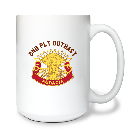 5-4 ADAR 2nd PLT ALPHA BTTRY Fundraising Collection 15 oz White Ceramic Mug - Sd5PwE