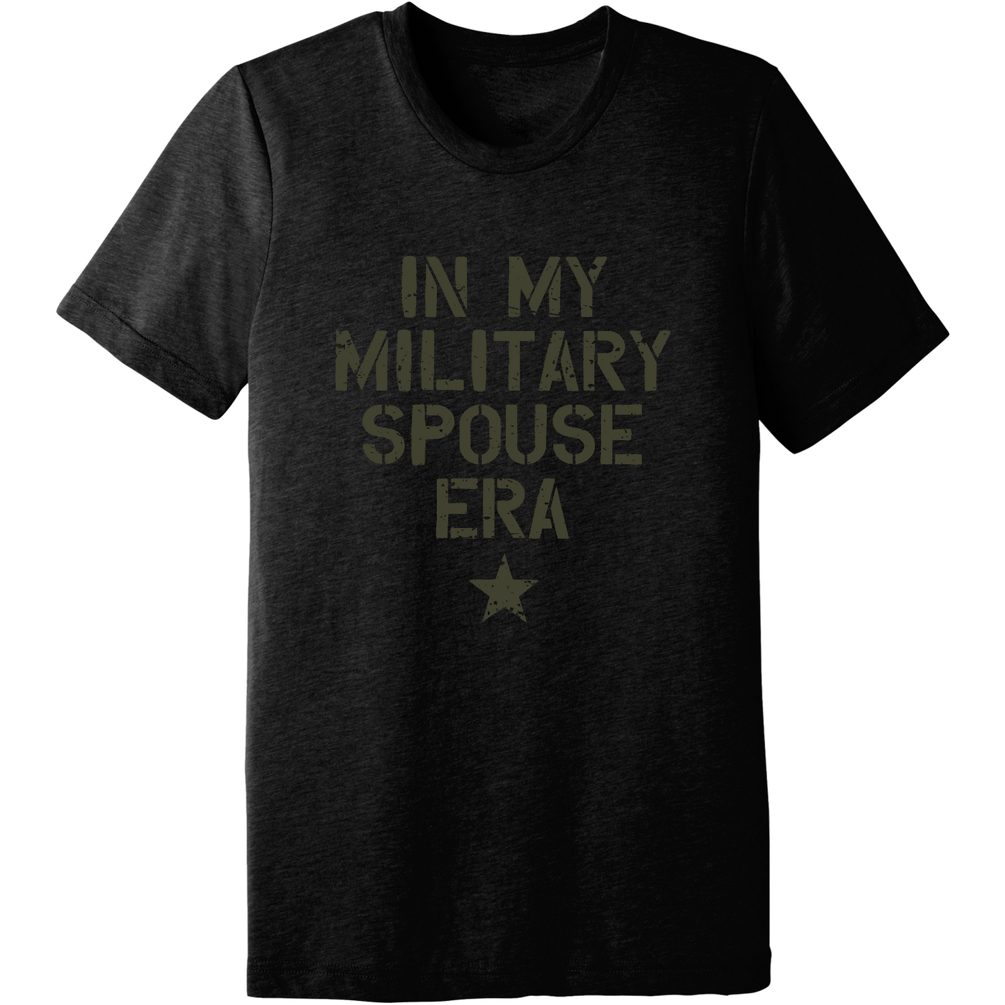 Emblem Comfort Unisex Triblend SS Tee - Military Spouse Era