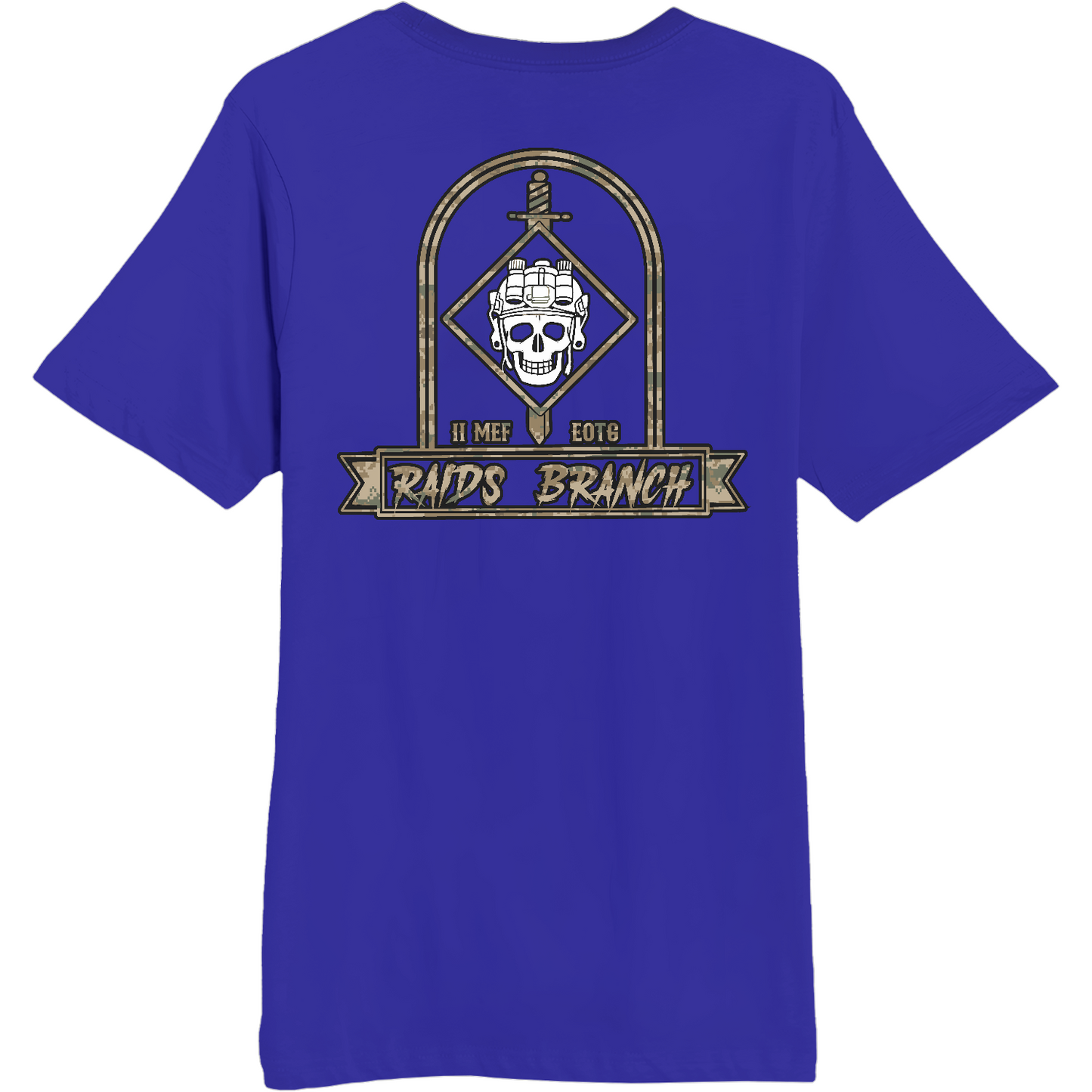 II MEF EOTG, Amphibious Raids Branch Comfort Unisex Cotton SS Tee - 9T3JPV