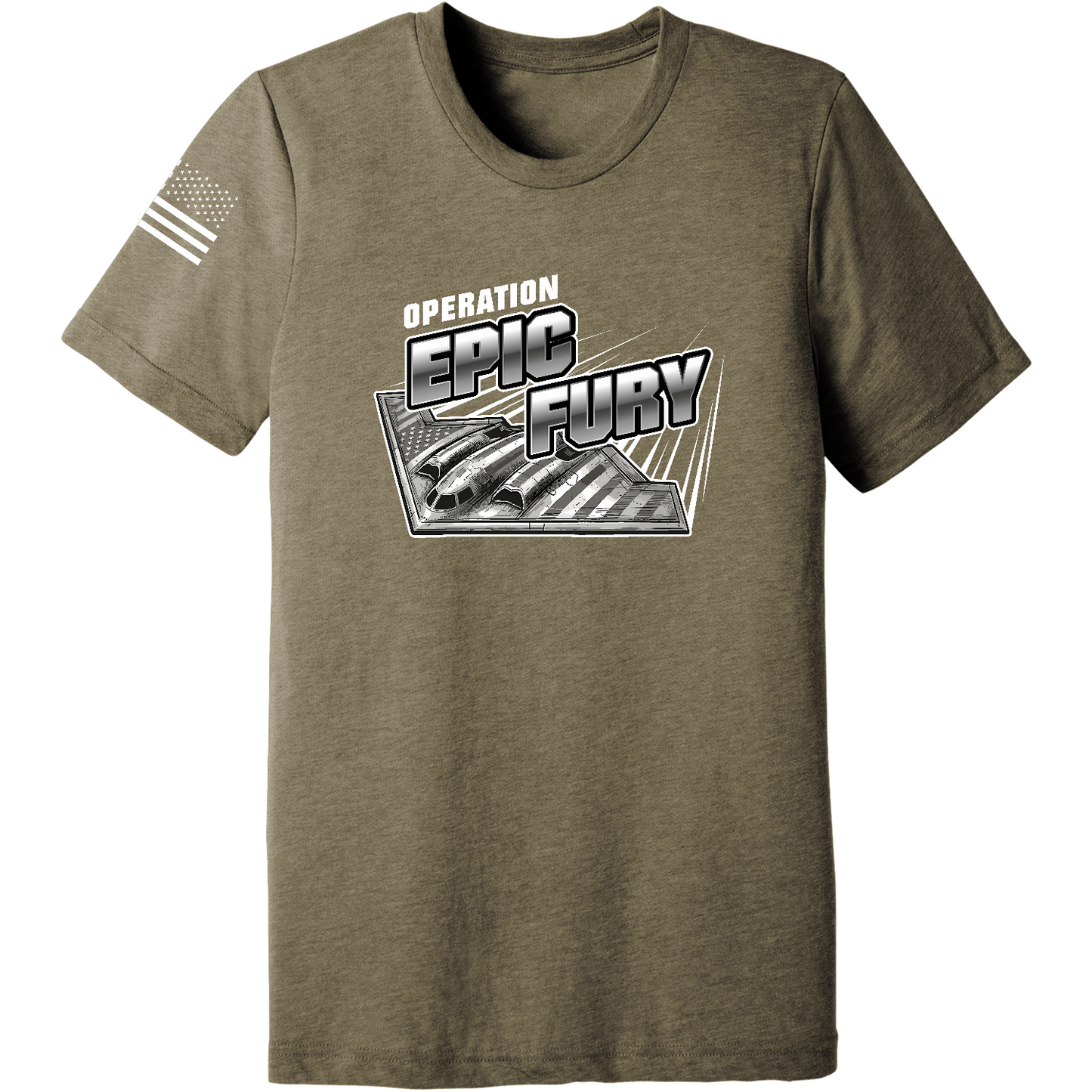 Operation Epic Fury Comfort Unisex Triblend SS Tee - Supersonic
