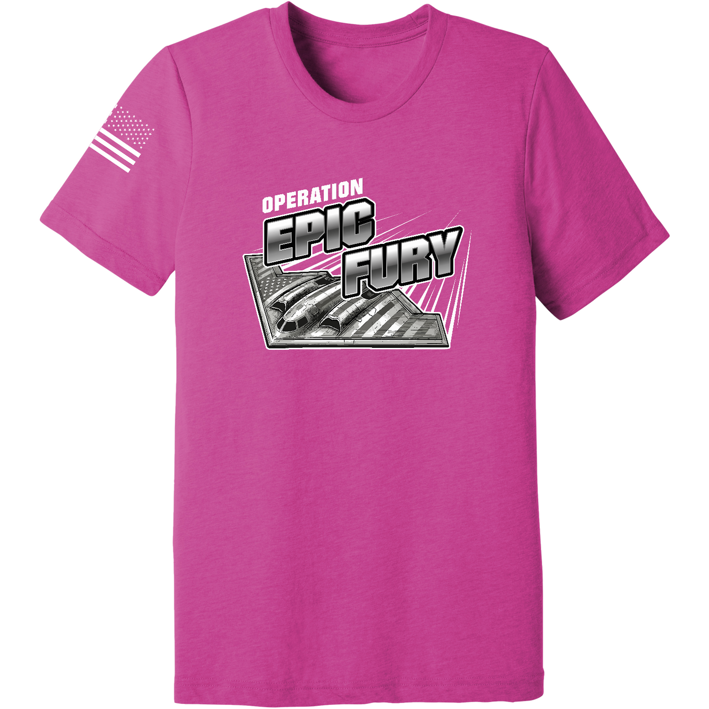CUSTOM Operation Epic Fury Comfort Unisex Triblend SS Tee - Supersonic