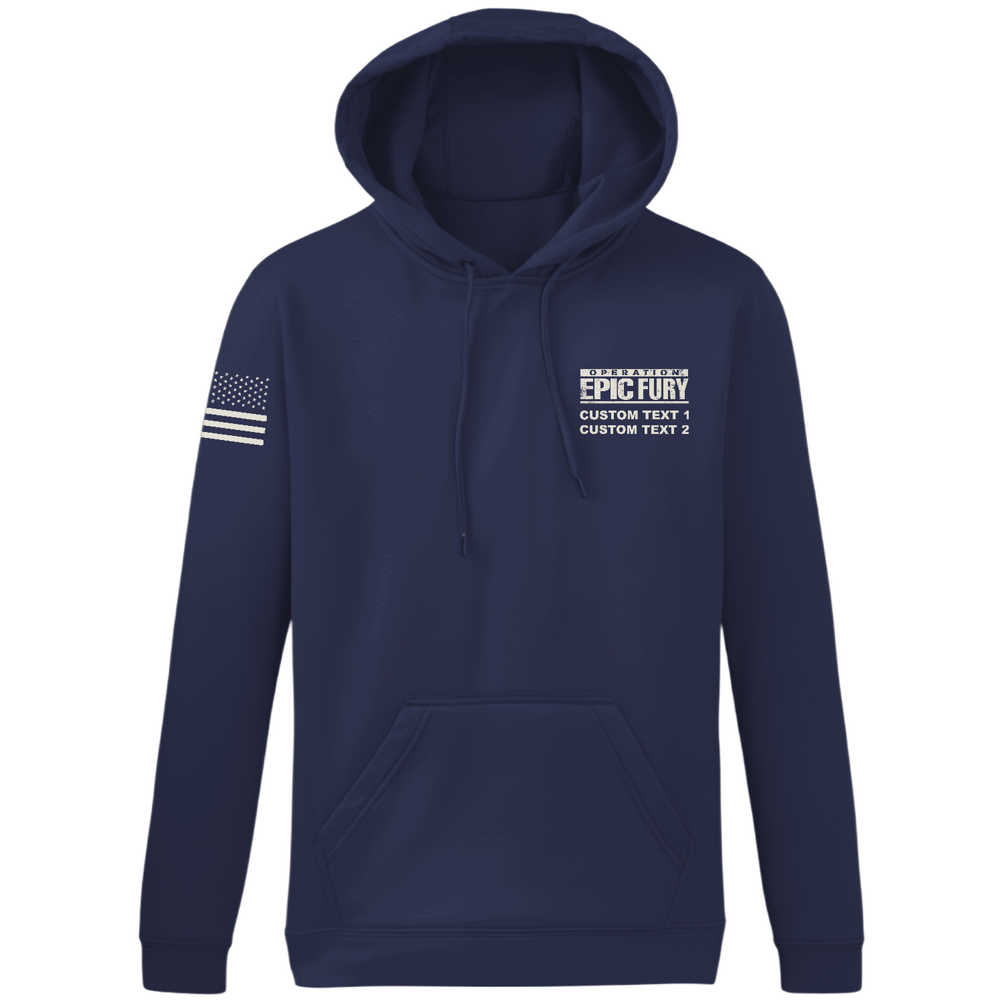 CUSTOM Operation Epic Fury Hi-Tech Performance Hoodie - Stealth