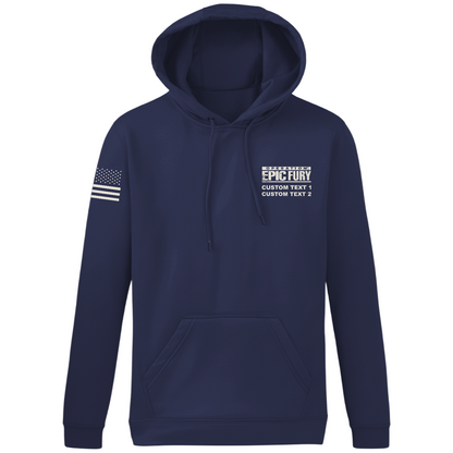 CUSTOM Operation Epic Fury Hi-Tech Performance Hoodie - Stealth