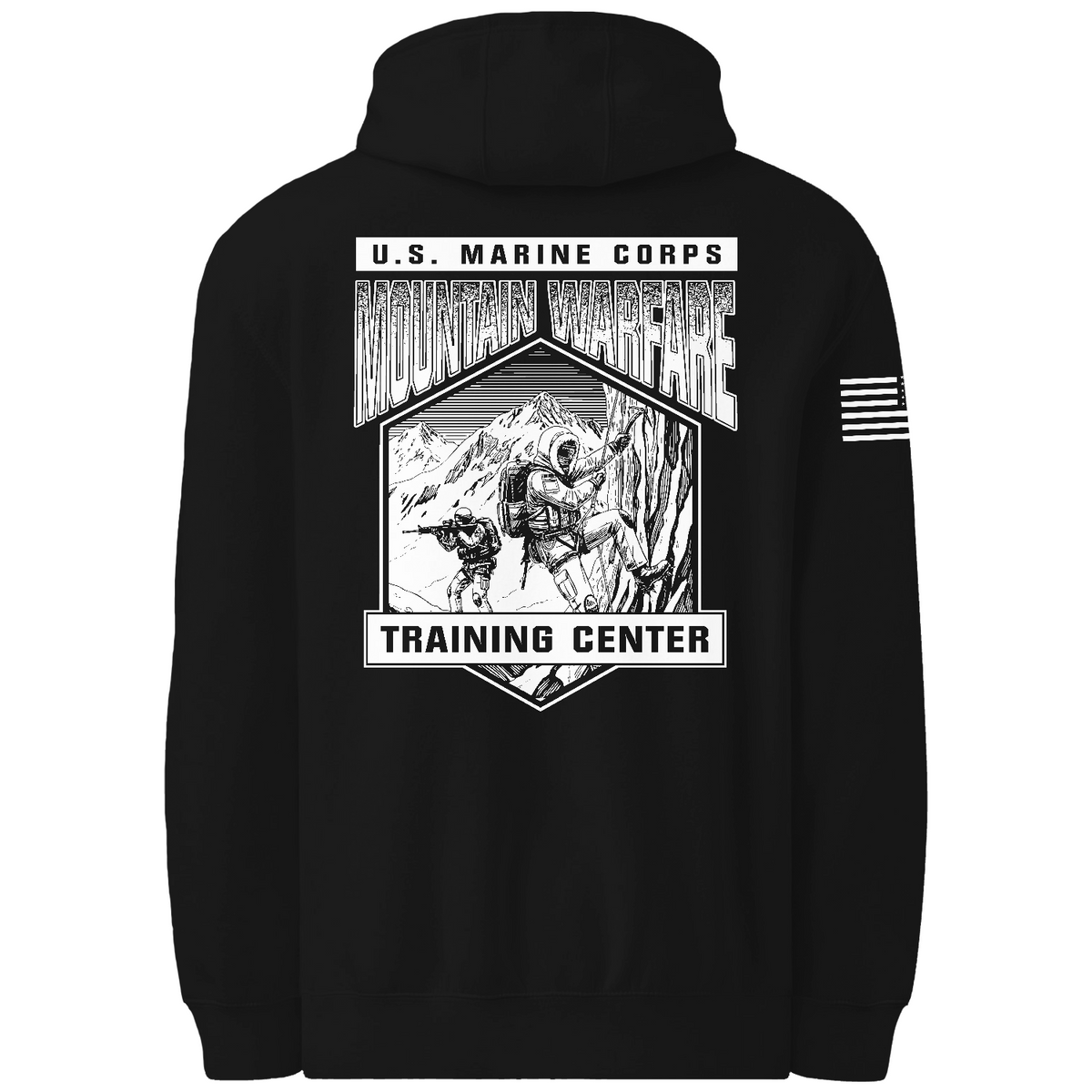 Marine Corps Mountain Warfare Training Center Comfort Unisex Hooded Sweatshirt - QgkMhW