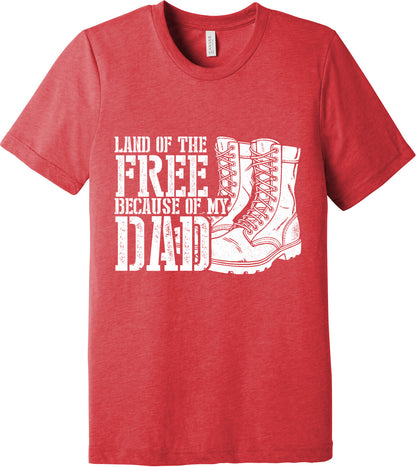 Emblem Comfort Unisex Triblend SS Tee - Because of Dad