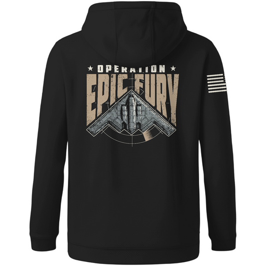 CUSTOM Operation Epic Fury Hi-Tech Performance Hoodie - Stealth