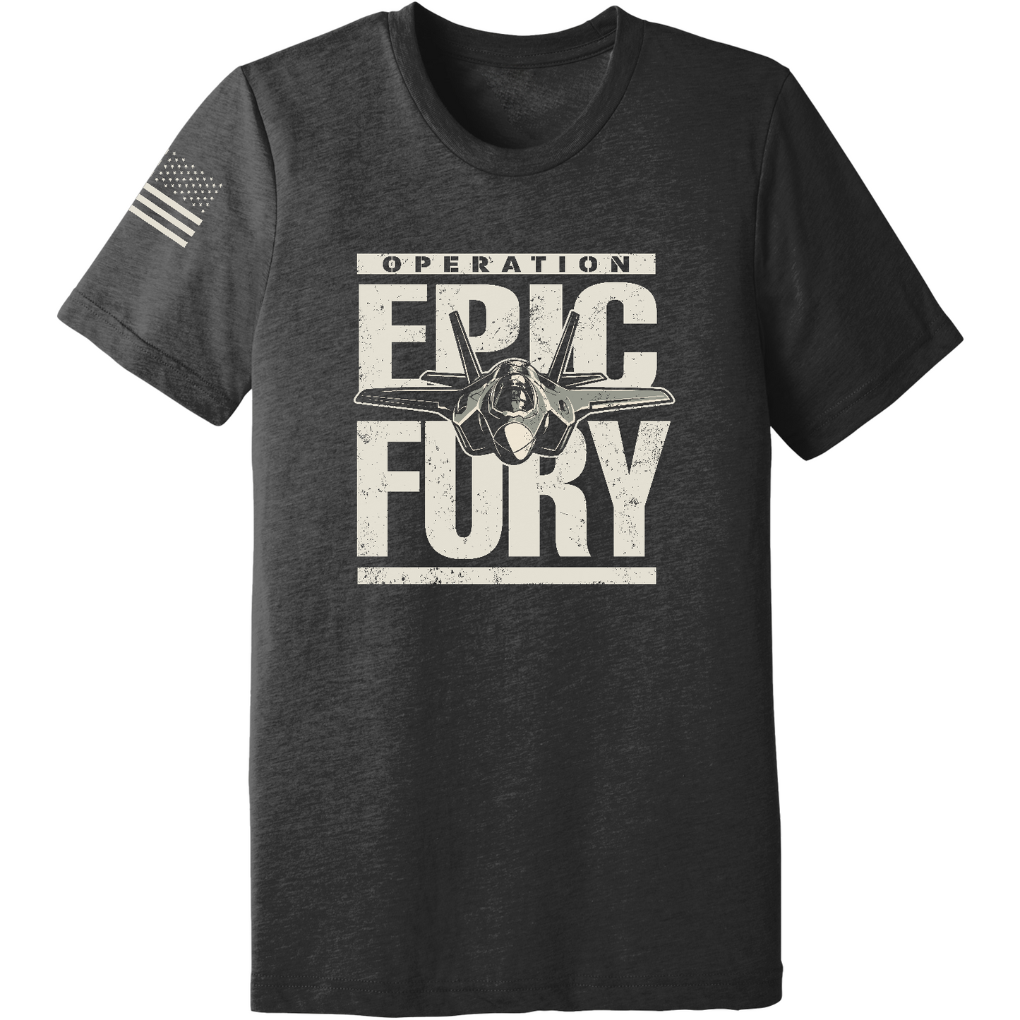 CUSTOM Operation Epic Fury Comfort Unisex Triblend SS Tee - Plane