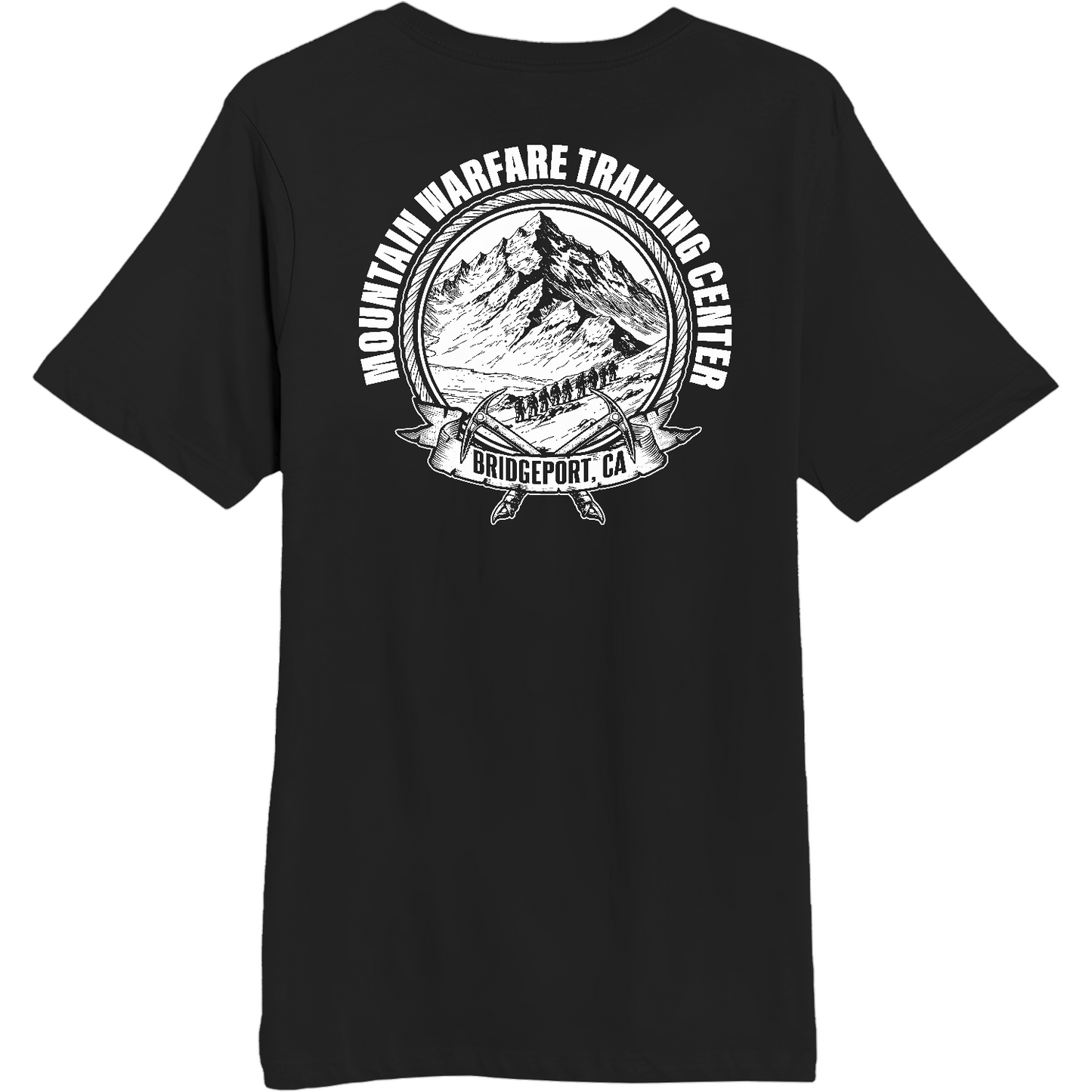 Marine Corps Mountain Warfare Training Center Comfort Unisex Cotton SS Tee - zCQQmV