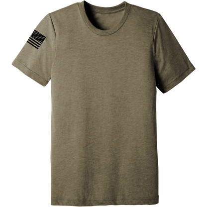 Emblem Basics Comfort Unisex Triblend SS Tee - Black Flag