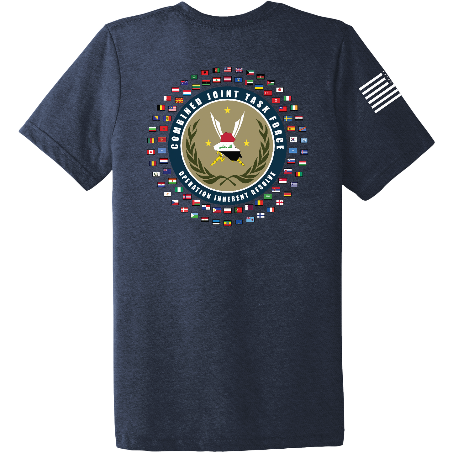 Combined Joint Task Force-Operation Inherent Resolve Store 1 Comfort Unisex Triblend SS Tee - Yspad7