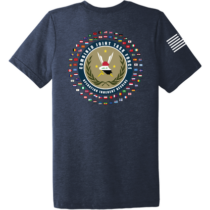 Combined Joint Task Force-Operation Inherent Resolve Store 1 Comfort Unisex Triblend SS Tee - Yspad7