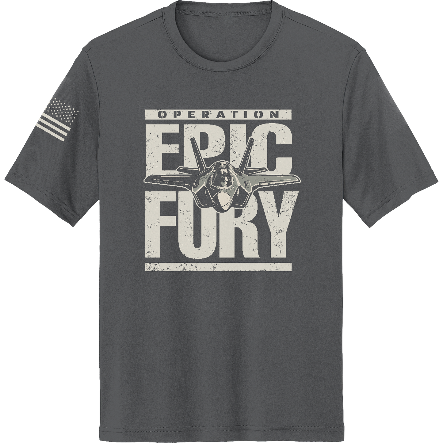 CUSTOM Operation Epic Fury Hi-Tech SS Performance Tee - Plane