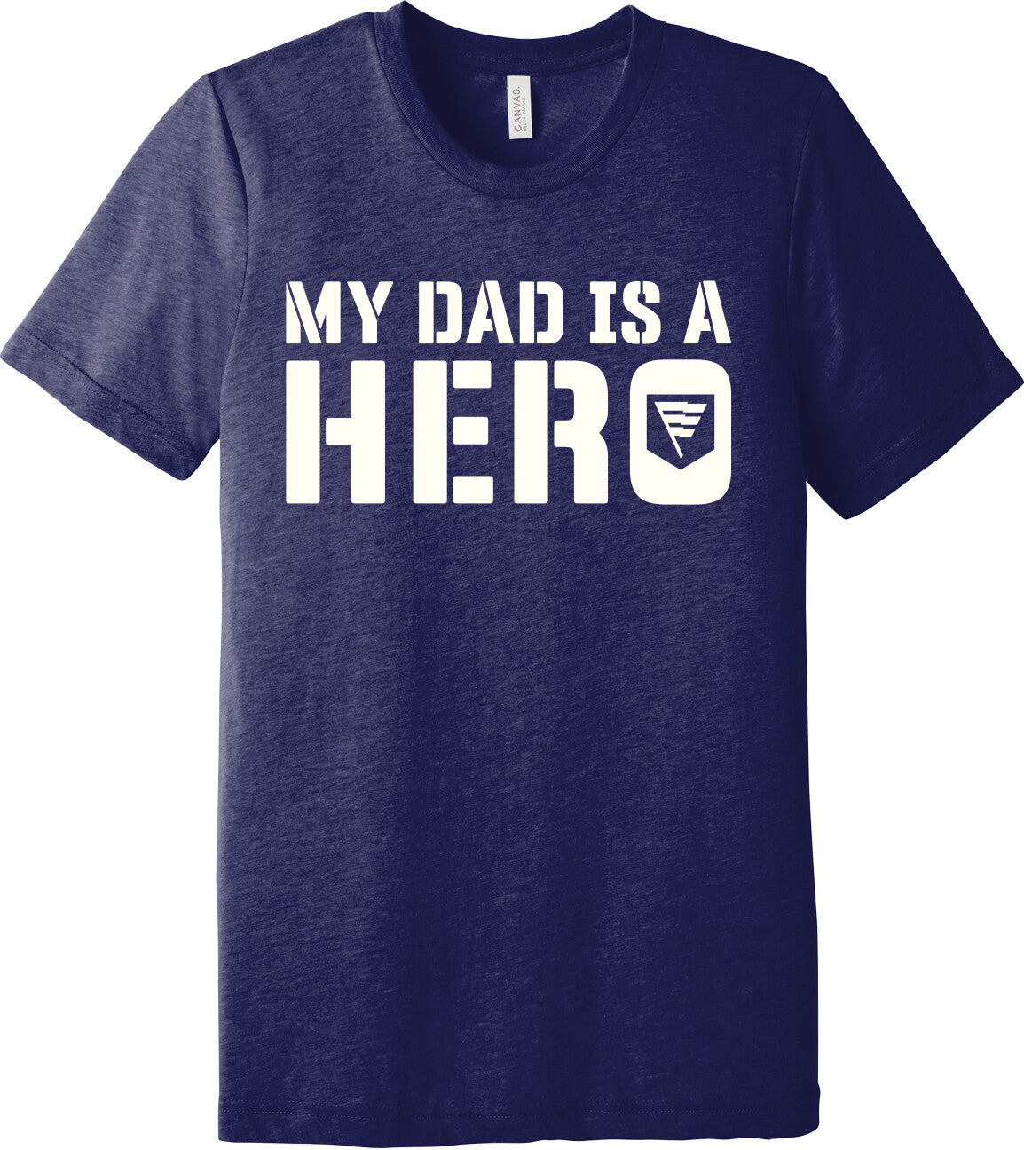 Emblem Comfort Unisex Triblend SS Tee - My Dad is a Hero