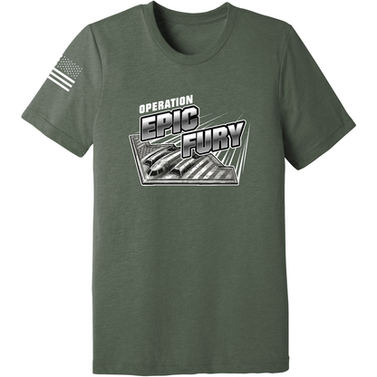 Operation Epic Fury Comfort Unisex Triblend SS Tee - Supersonic