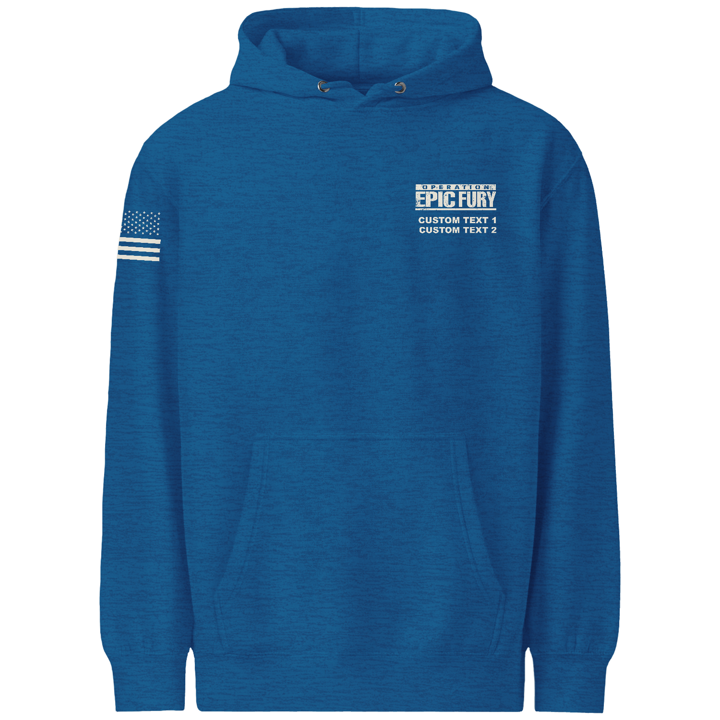 CUSTOM Operation Epic Fury Comfort Unisex Hooded Sweatshirt - Plane
