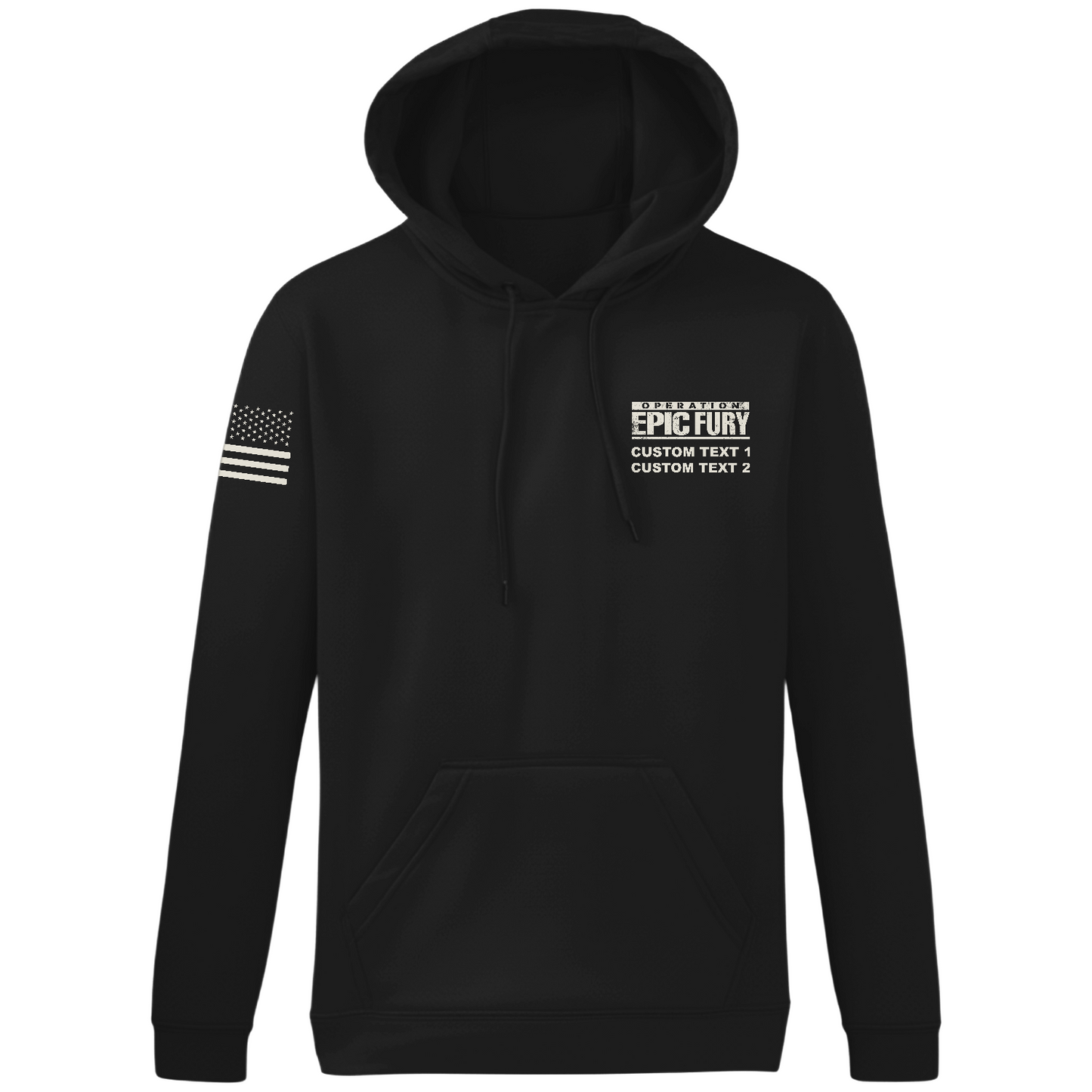 CUSTOM Operation Epic Fury Hi-Tech Performance Hoodie - Stealth