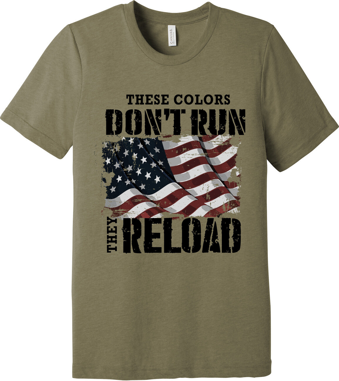 Emblem Comfort Unisex Triblend SS Tee - Theese Colors Don't Run