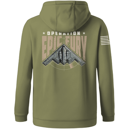 CUSTOM Operation Epic Fury Hi-Tech Performance Hoodie - Stealth