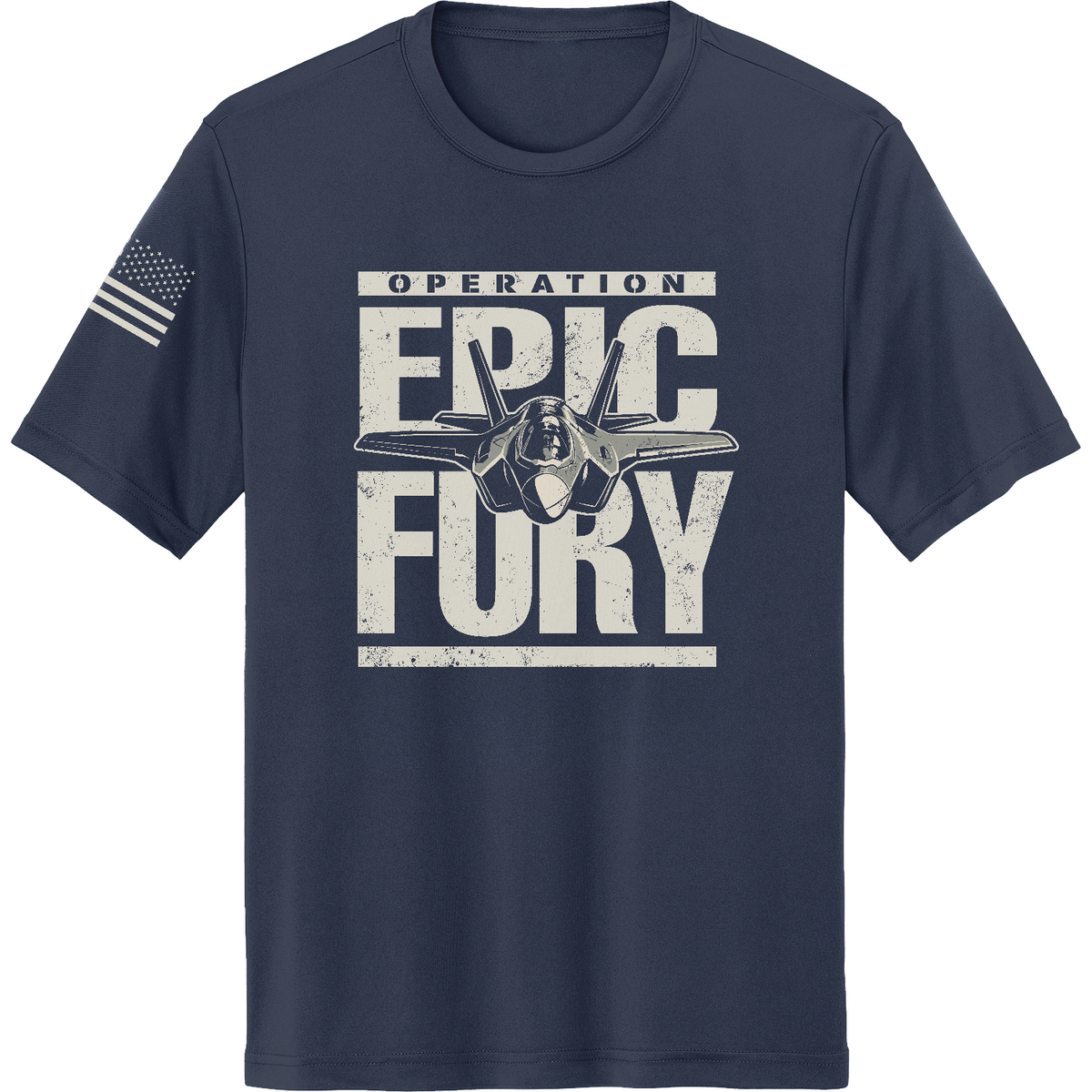 Operation Epic Fury Hi-Tech SS Performance Tee - Plane