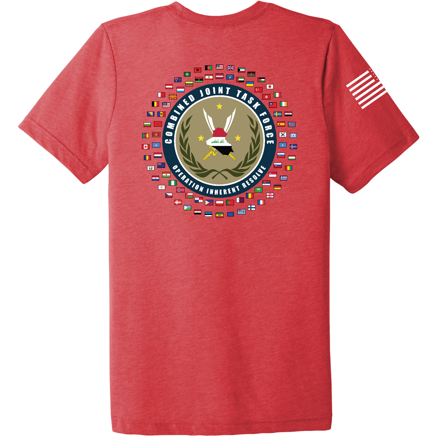 Combined Joint Task Force-Operation Inherent Resolve Store 1 Comfort Unisex Triblend SS Tee - Yspad7