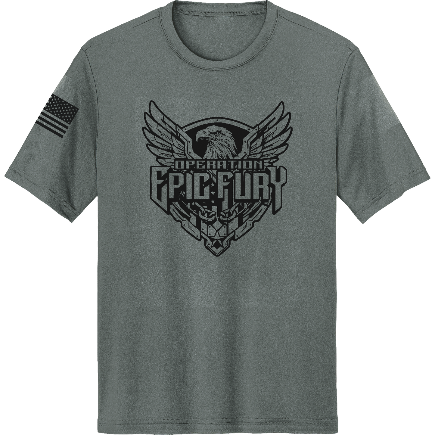 CUSTOM Operation Epic Fury Hi-Tech SS Performance Tee - Eagle