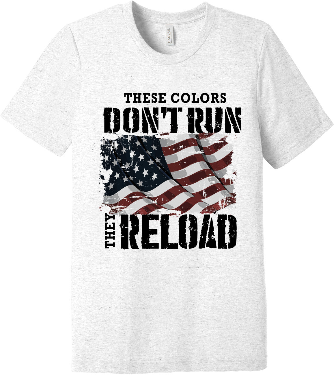 Emblem Comfort Unisex Triblend SS Tee - Theese Colors Don't Run