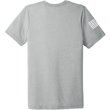 Emblem Basics Comfort Unisex Triblend SS Tee - White Flag