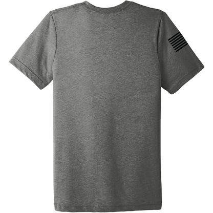 Emblem Basics Comfort Unisex Triblend SS Tee - Black Flag