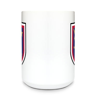 HHBN, 11th Airborne Division 15 oz White Ceramic Mug - M96mxe