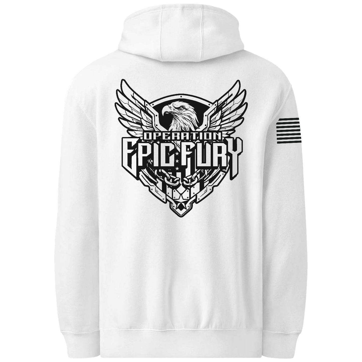 CUSTOM Operation Epic Fury Comfort Unisex Hooded Sweatshirt - Eagle