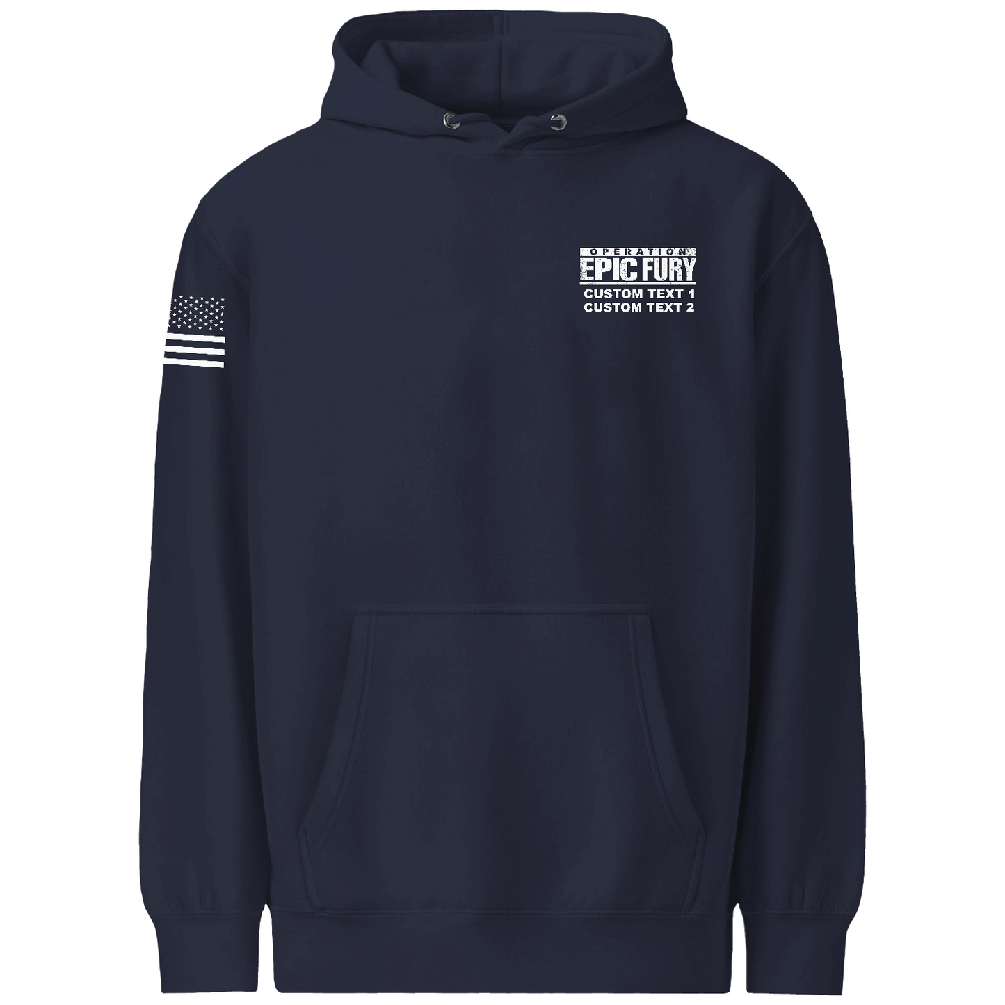 CUSTOM Operation Epic Fury Comfort Unisex Hooded Sweatshirt - Supersonic