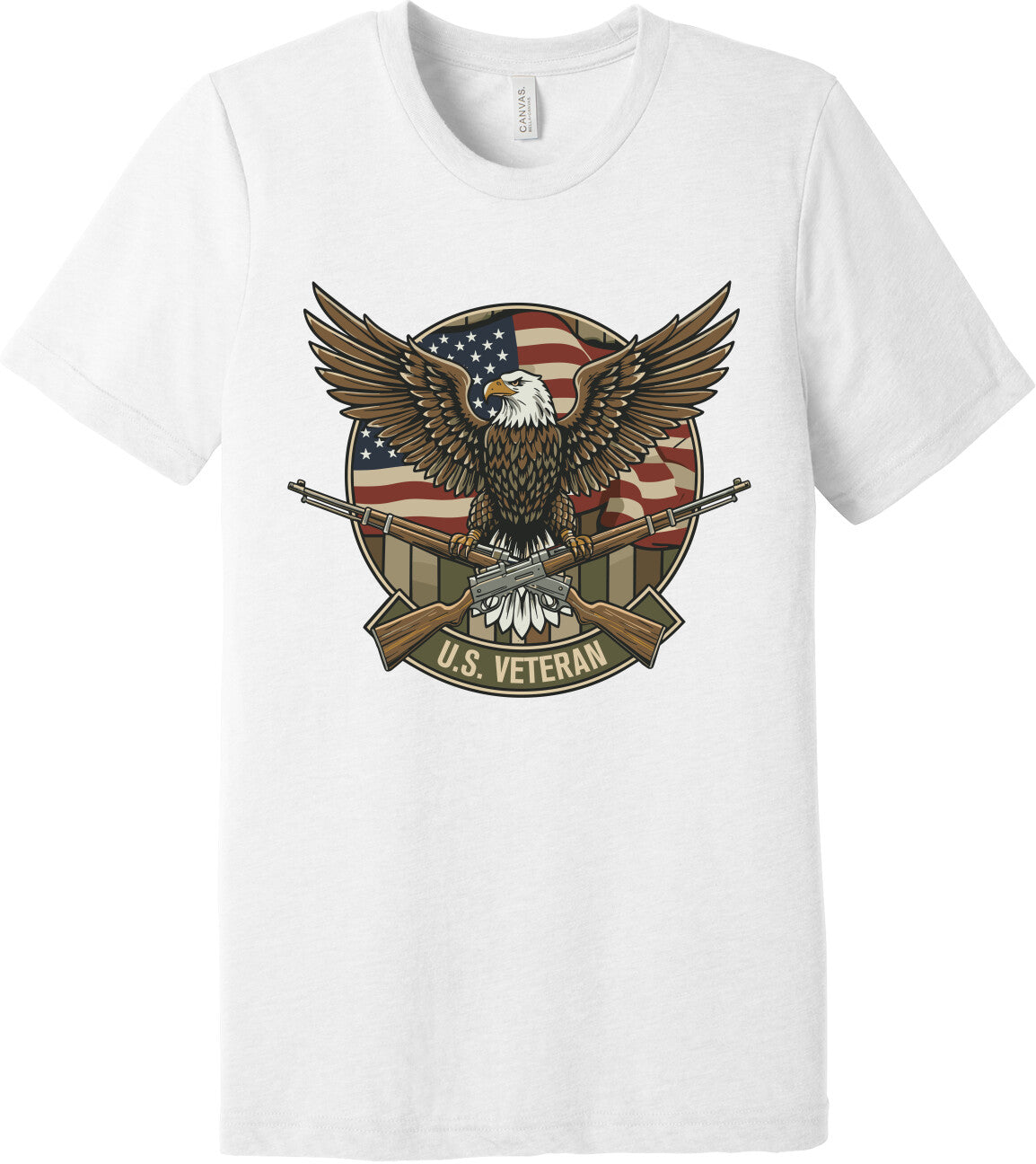 Emblem Comfort Unisex Triblend SS Tee - U.S. Veteran
