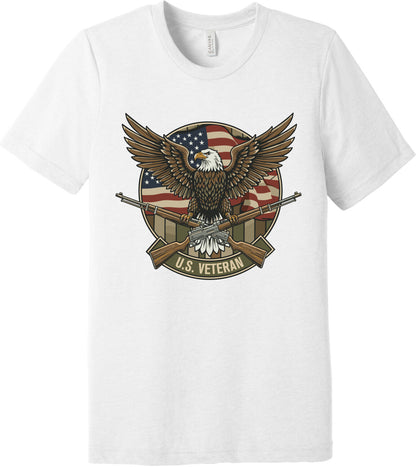 Emblem Comfort Unisex Triblend SS Tee - U.S. Veteran