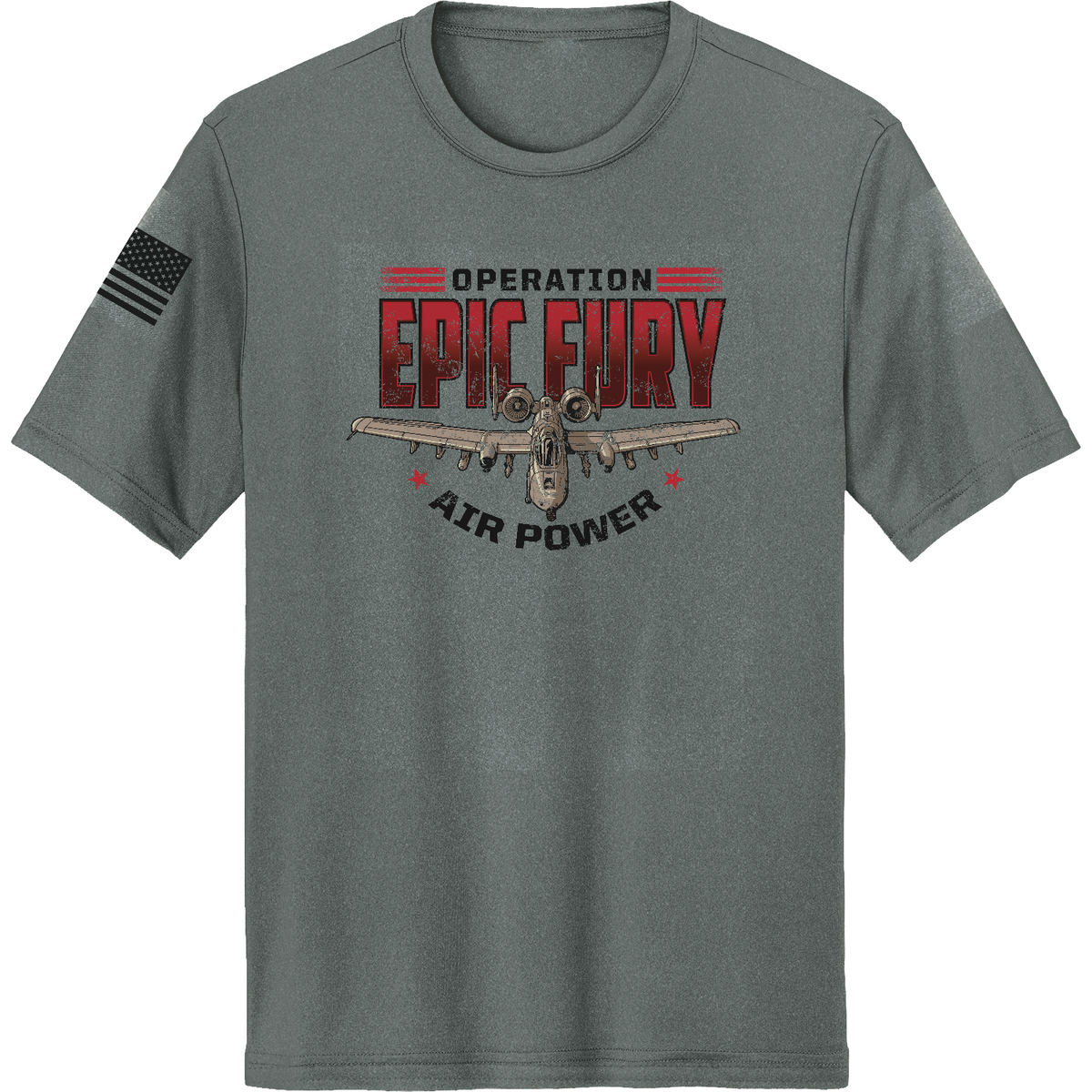 CUSTOM Operation Epic Fury Hi-Tech SS Performance Tee - Thunder