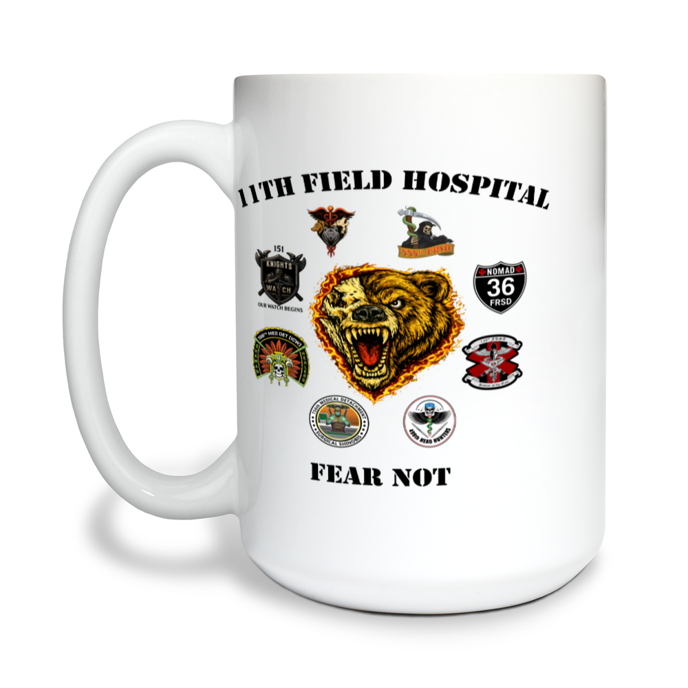 11th Field Hospital 15 oz White Ceramic Mug - EWrz2j