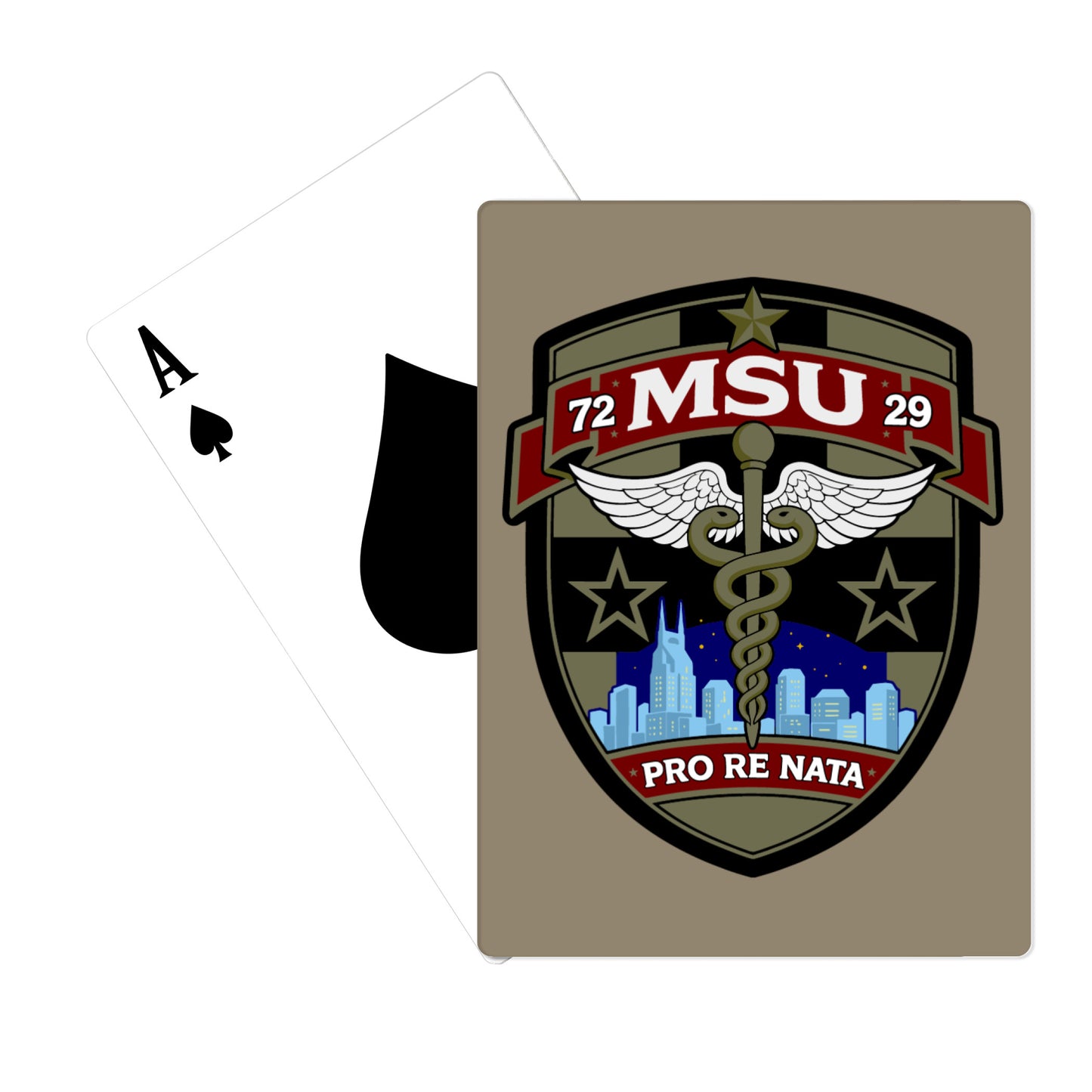 7229 Medical Support Unit Playing Cards - DeaBPo