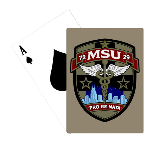 7229 Medical Support Unit Playing Cards - DeaBPo