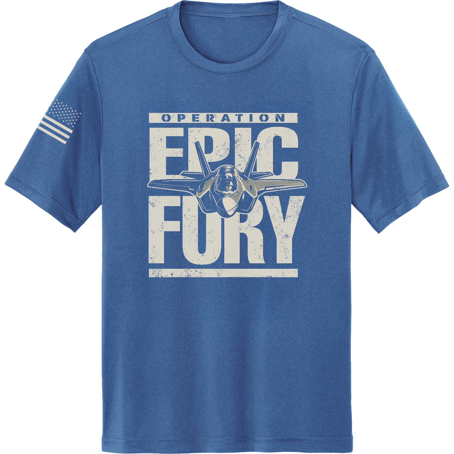 Operation Epic Fury Hi-Tech SS Performance Tee - Plane