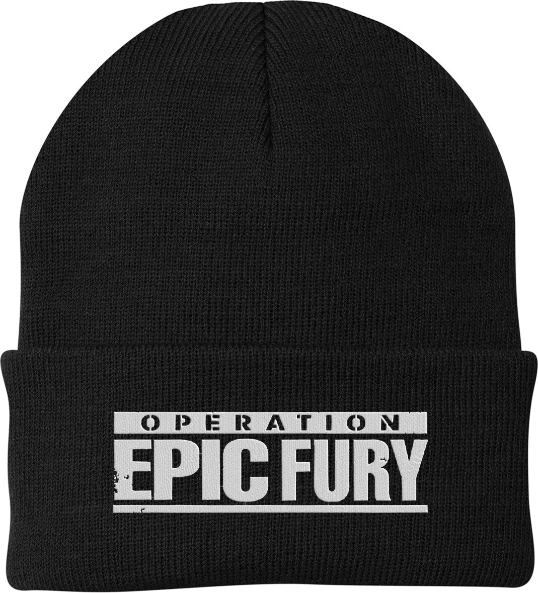 Operation Epic Fury Embroidered Beanie