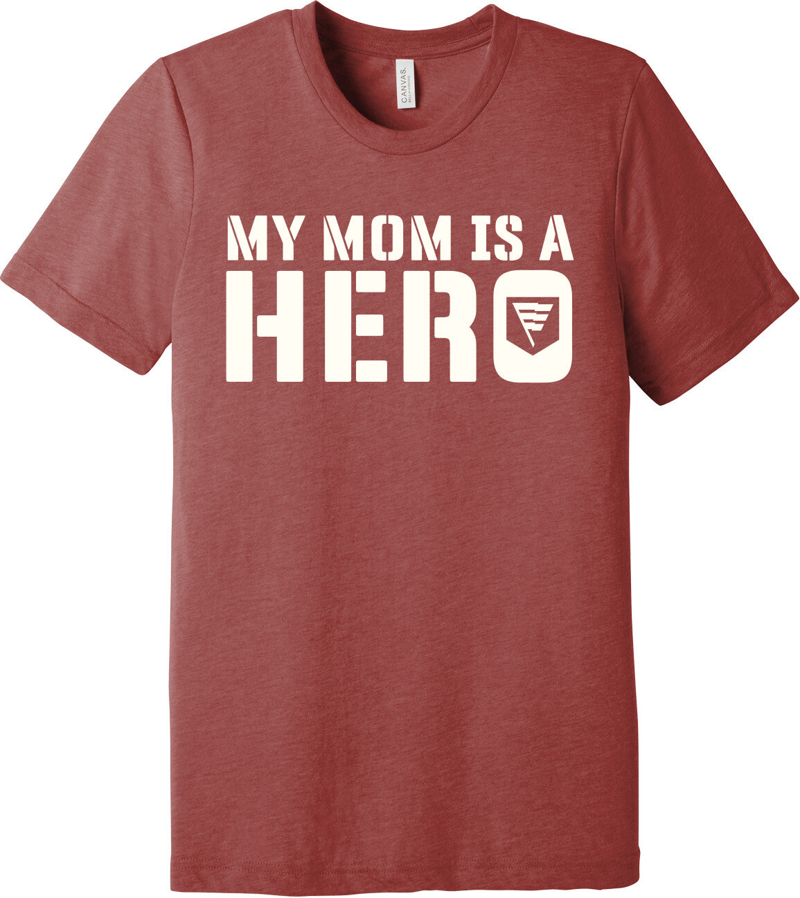 Emblem Comfort Unisex Triblend SS Tee - My Mom is a Hero