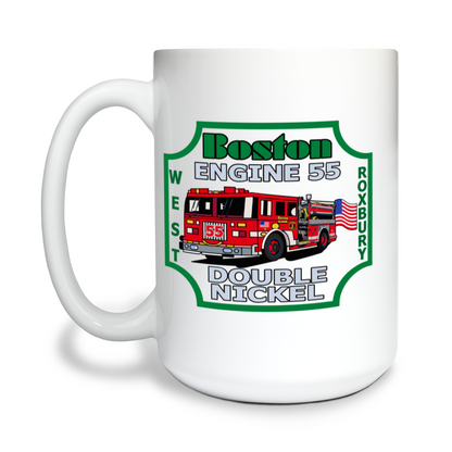 BOSTON FIRE DEPARTMENT E55/CAR10 Ceramic Mug - jSVAHR