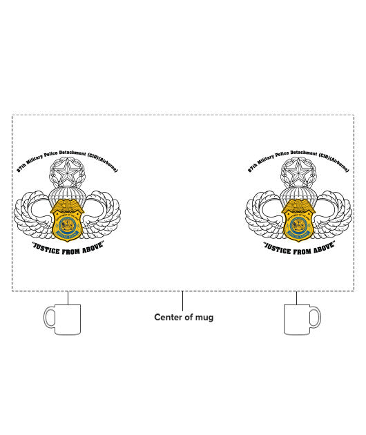 87TH MP DET (CID) (ABN) Ceramic Mug - D4xPS7