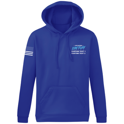 CUSTOM Operation Epic Fury Hi-Tech Performance Hoodie - Blueprint