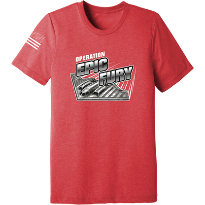 Operation Epic Fury Comfort Unisex Triblend SS Tee - Supersonic